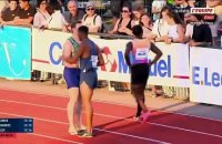 Emile Erasmus remporte le 100m - Athlé - Meeting de Nancy (H)