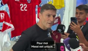 Argentine - Zanetti : "Messi incarne l'essence même du football"