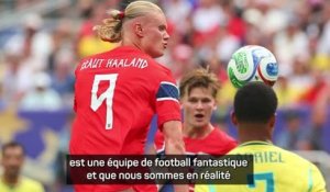 Norvège - Haaland après la victoire contre le Brésil : "Je pensais que c'était impossible"