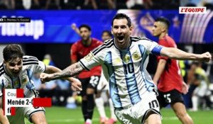 Menée 2-0 jusqu'à la 79e, l'Argentine renverse l'Égypte et file en quarts de finale de la Coupe du monde - Foot - Coupe du monde 2026