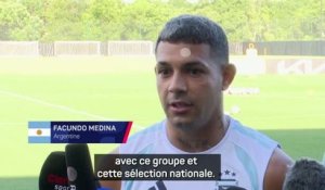 Argentine - Medina : "Faire en sorte de ne pas revivre un match comme celui contre l’Égypte"
