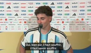Argentine - Alvarez : “Il faut savoir souffrir”