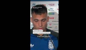 "C'est incroyable" : Lautaro Martinez après la victoire contre l'Angleterre