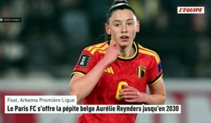 Le Paris FC s'offre la pépite belge Aurélie Reynders jusqu'en 2030 - Foot - Arkema Première Ligue