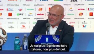 Espagne - de la Fuente rappelle à ses joueurs qu’ils doivent se faire tatouer son visage !