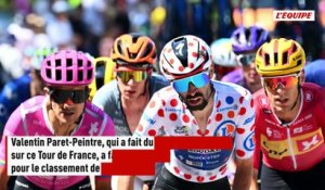 Valentin Paret-Peintre manque le maillot à pois pour un point malgré sa moisson lors de la 18e étape - Tour de France