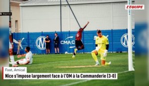 Nice domine l’OM à la Commanderie - Foot - Amical