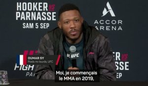 UFC Paris - Sy : "Je pense que l’expérience, ça ne s’achète pas"