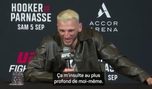 UFC Paris - Hooker se moque du trashtalk de Parnasse