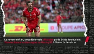 Stade Toulousain - Thomas Ramos va signer au Racing 92 en 2027 !