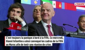 Gianni Infantino convoque une réunion de crise avec les cadres de la FIFA au Maroc - Foot - FIFA