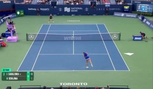 Toronto - Sabalenka écarte Uchijima pour son entrée en lice