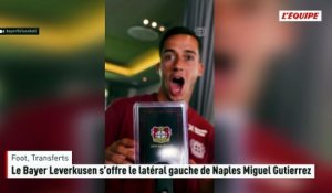 Mercato : le Bayer Leverkusen s'offre le latéral gauche de Naples Miguel Gutierrez - Foot - Transferts