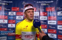 Arctic Race of Norway 2026 - Giovanni Lonardi en interview après la 2e étape
