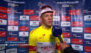 Arctic Race of Norway 2026 - Giovanni Lonardi en interview après la 2e étape