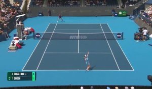 Cincinnati - Sabalenka : six balles de match pour battre Gibson