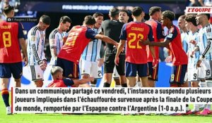 Leandro Paredes, plusieurs de ses coéquipiers et l'Argentine écopent de lourdes sanctions après la finale de la Coupe du monde 2026 - Foot - Coupe du monde