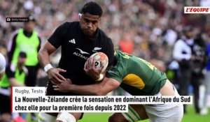 La Nouvelle-Zélande crée la sensation en dominant l'Afrique du Sud chez elle pour la première fois depuis 2022 - Rugby - Tests