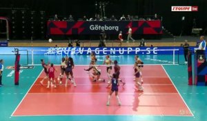 La France battue par l'Italie pour son quatrième match de poules - Volley - Euo (F)