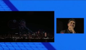 US Open - Un spectacle de drones pour célébrer Federer