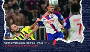 Lyon - L’OL reversé en Ligue Europa après sa défaite contre Fenerbahçe