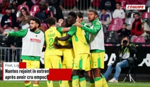 Nantes rejoint in extremis par Guingamp après avoir cru empocher son premier succès - Foot - Ligue 2