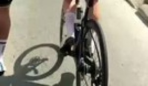 Dernière sortie avec le maillot arc-en-ciel de champion du monde pour Tadej Pogacar, la première depuis sa chute sur la Vuelta - Cyclisme - Mondiaux (H)