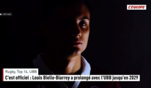 C'est officiel : Louis Bielle-Biarrey a prolongé avec l'UBB jusqu'en 2029 - Rugby - Top 14 - UBB