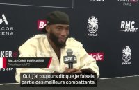 UFC Paris - Parnasse : "J'ai toujours dit je faisais partie des meilleurs combattants"