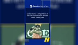 US Open - Paul vs. Alcaraz, les prédictions d'Opta