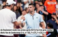 Malgré une balle de match, Arthur Gea s'arrête en huitièmes de finale de l'US Open après 5h13 de combat face à Botic Van de Zandschulp - Tennis - US Open