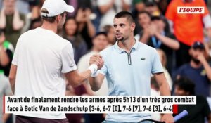 Malgré une balle de match, Arthur Gea s'arrête en huitièmes de finale de l'US Open après 5h13 de combat face à Botic Van de Zandschulp - Tennis - US Open