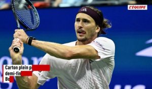 Intraitable face à Botic Van de Zandschulp, Alexander Zverev va disputer à l'US Open sa quatrième demi-finale en Grand Chelem de l'année - Tennis - US Open