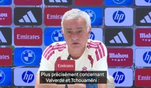 Real Madrid - Mourinho n’a pas eu à faire “le ministre de la paix” entre Tchouaméni et Valverde