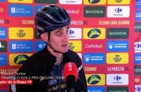 Tour d'Espagne 2026 - La réaction de Eddie Dunbar après sa victoire sur la 19e étape