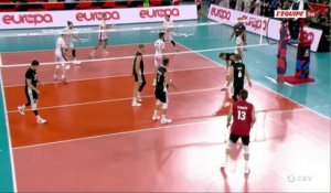 La France surclasse l'Allemagne et termine en tête de sa poule - Volley - EuroVolley