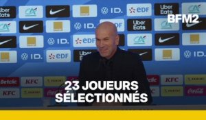 Liste de Zidane: les noms des 23 joueurs retenus par le sélectionneur de l'équipe de France