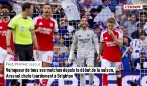 Vainqueur de tous ses matches depuis le début de la saison, Arsenal chute lourdement à Brighton - Foot - Premier League