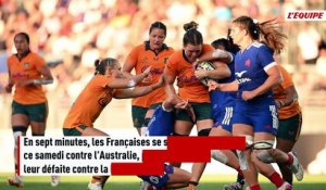 Pour son deuxième match en WXV, la France a joué à 11 contre 15 pendant 10 minutes contre l'Australie - Rugby - WXV - Bleues