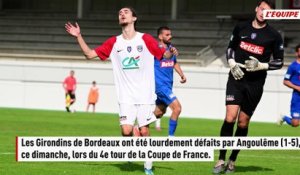Les Girondins de Bordeaux lourdement battus par Angoulême au 4e tour de la Coupe de France - Foot - Coupe de France