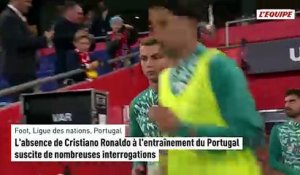 Ligue des nations : l'absence de Cristiano Ronaldo à l'entraînement du Portugal suscite de nombreuses interrogations - Foot - Ligue des nations - Portugal