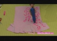 Peinture 3D sur textile par TrucsetDéco.com