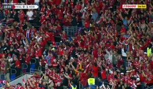 L'ouverture du score norvégienne par Oscar Bobb en vidéo - Foot - Ligue des nations