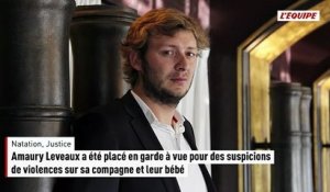 Amaury Leveaux a été placé en garde à vue pour des suspicions de violences sur sa compagne et leur bébé - Natation