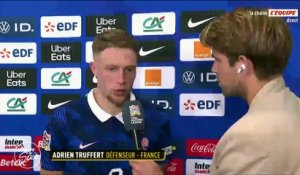 Adrien Truffert après France - Italie : « Tout n'est pas à jeter » - Foot - Ligue des nations - Bleus