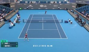 Pékin - Gauff fait trop de fautes et sort en deux sets par Mertens