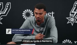 Spurs - Wembanyama sur les lycéens : "Je les entends et je les soutiens"