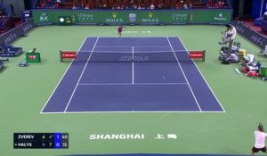 Shanghai - Halys dominé par Zverev