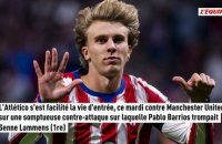 L'Atlético de Madrid sans trembler face à Manchester United, Leny Yoro expulsé - Foot - Ligue des champions