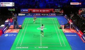 Le résumé du 8e de finale de Christo Popov - Badminton - Open du Danemark